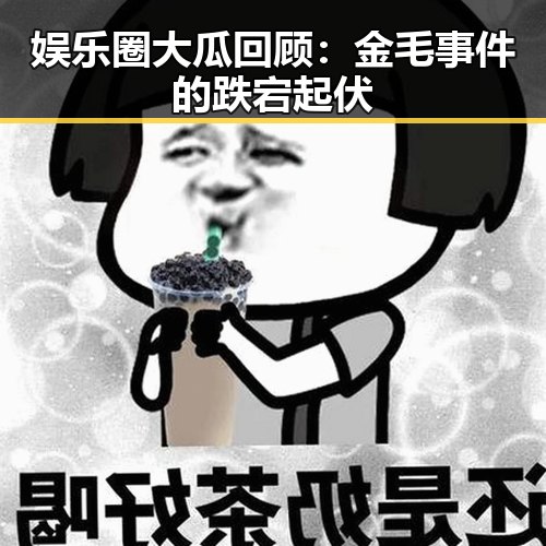 娱乐圈大瓜回顾：金毛事件的跌宕起伏