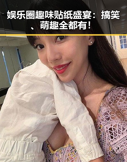 娱乐圈趣味贴纸盛宴：搞笑、萌趣全都有！
